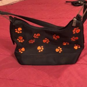 Team Spirit Purse w/ Orange Tiger Paws